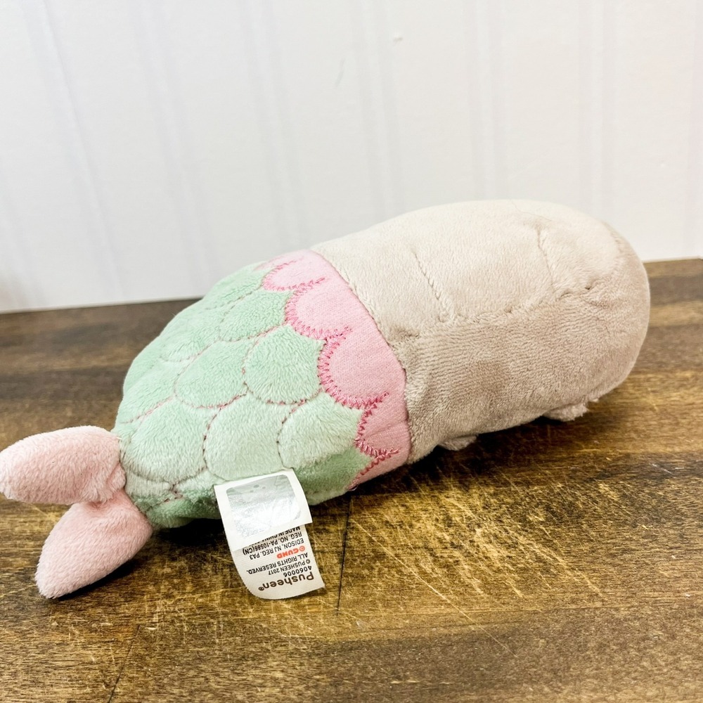 7" Gund Pusheen Cat Plush Mermaid Soft Toy Stuffed Animal - Picture 7 of 10